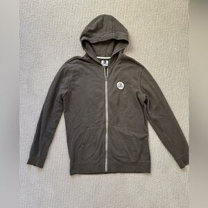 Quiksilver Charcoal Full-Zip Hoodie